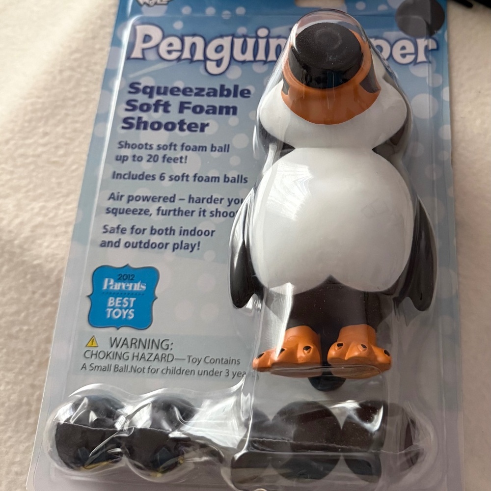 Penguin Popper Foam Shooter NOS, never opened
